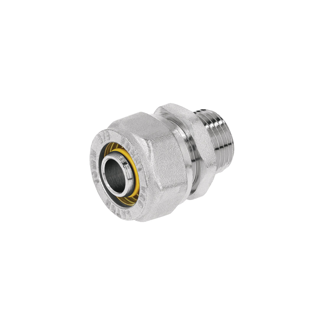 Conector para PEALPE, 3/8x3/8", con rosca macho, FOSET