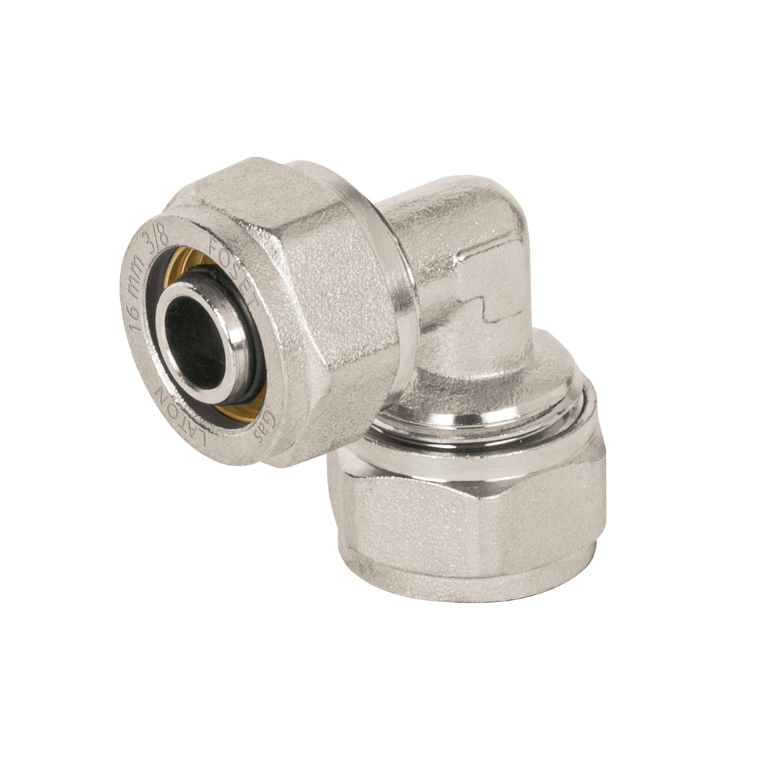Codo 90° para PEALPE, 3/8", FOSET