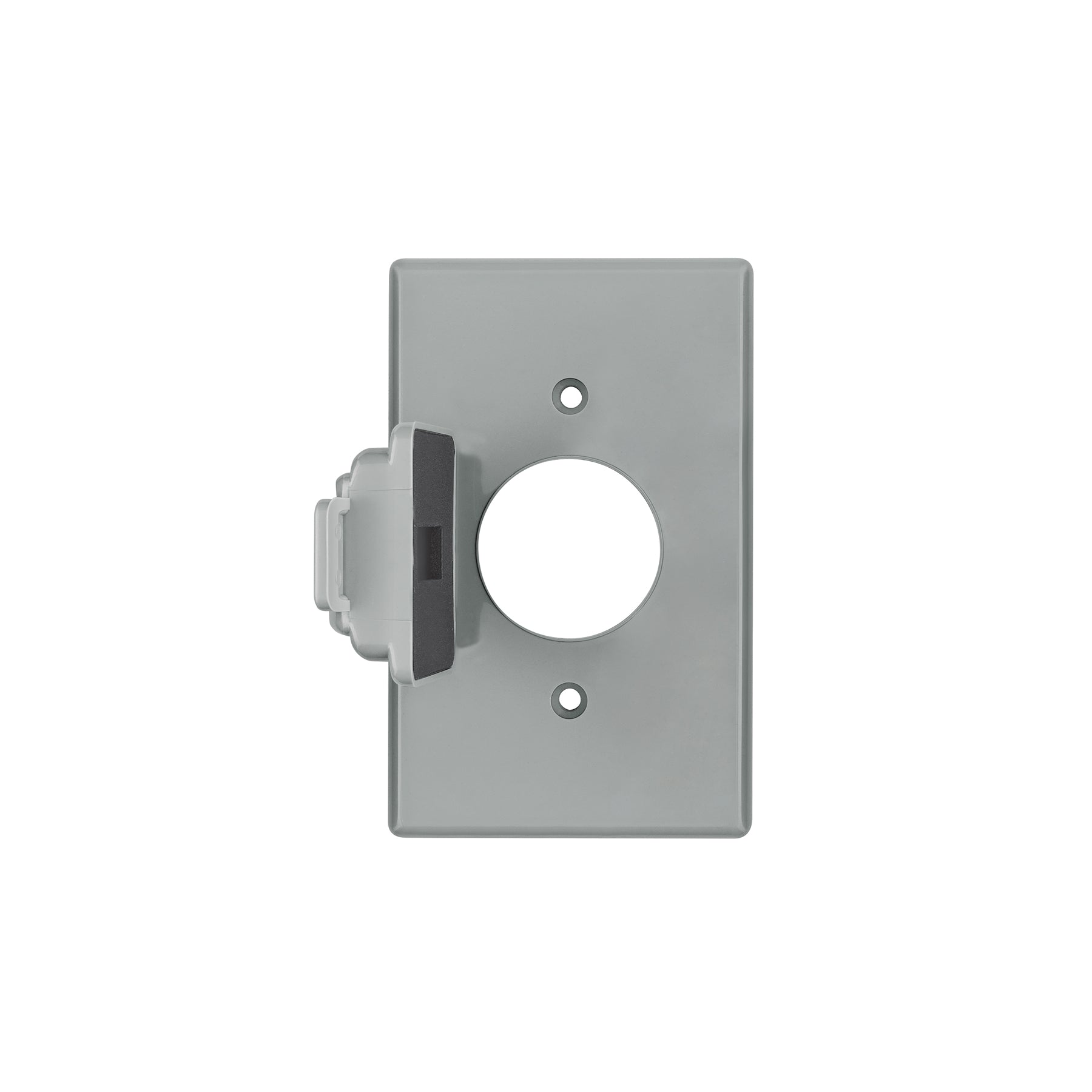 Placa contacto redondo, policarbonato,p/intemperie, Standard