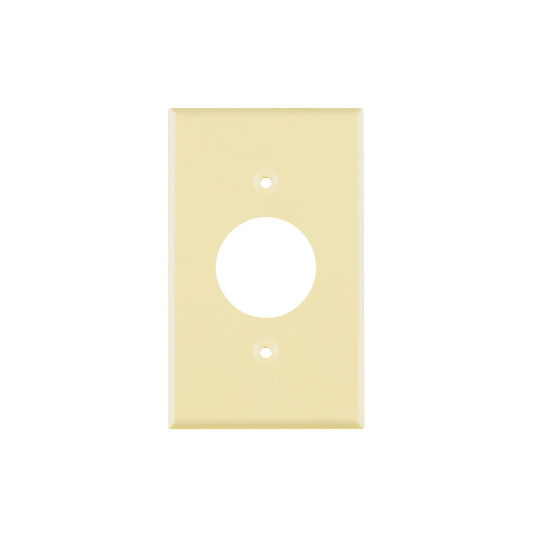 Placa de ABS para contacto redondo, Standard, marfil