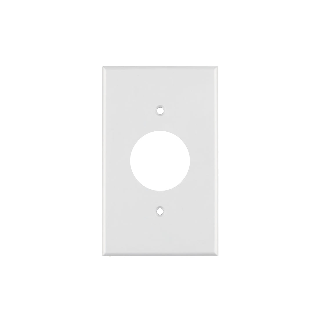 Placa de ABS para contacto redondo, Standard, blanco