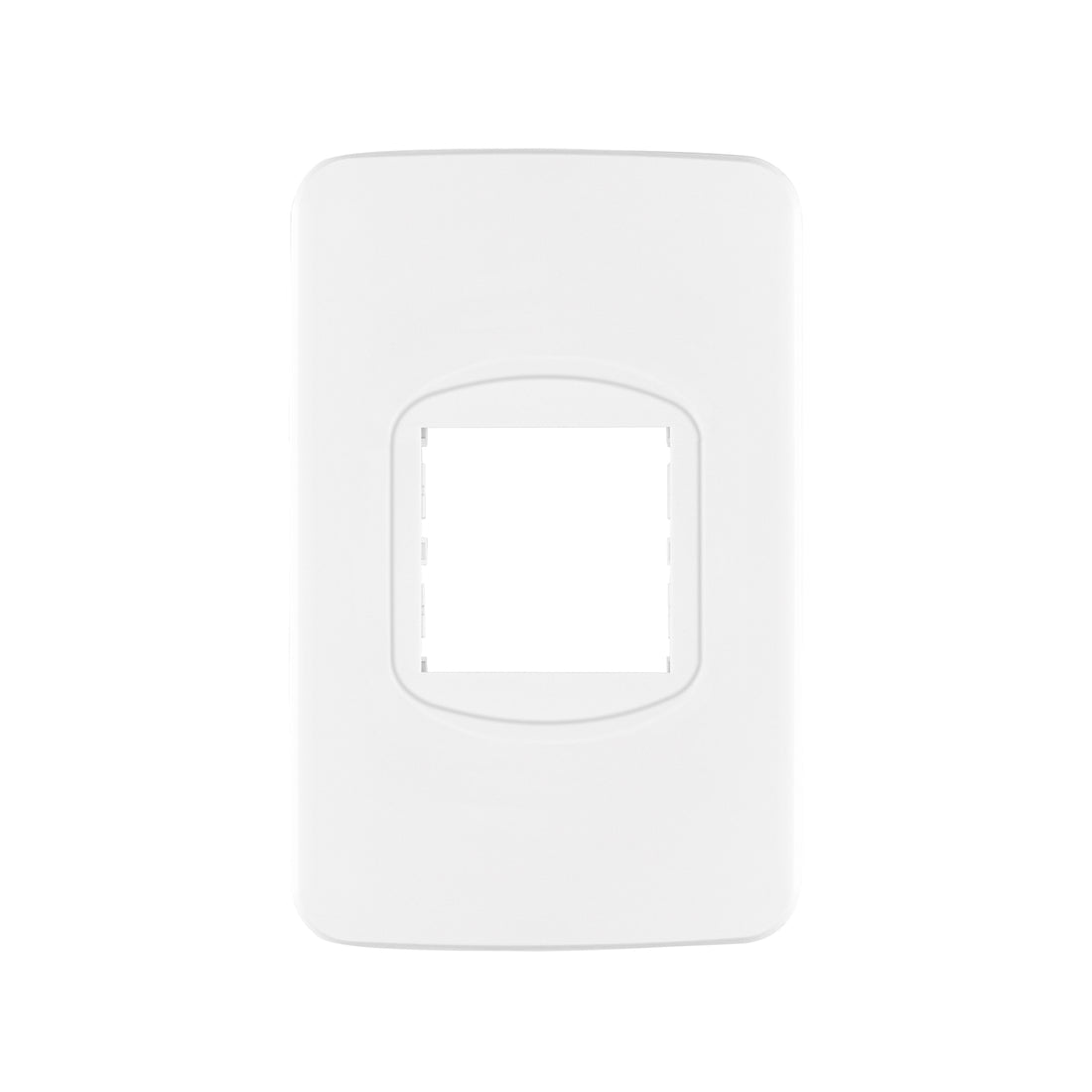 Placa de 1 ventana 1.5 módulos, línea Toledo, BASIC