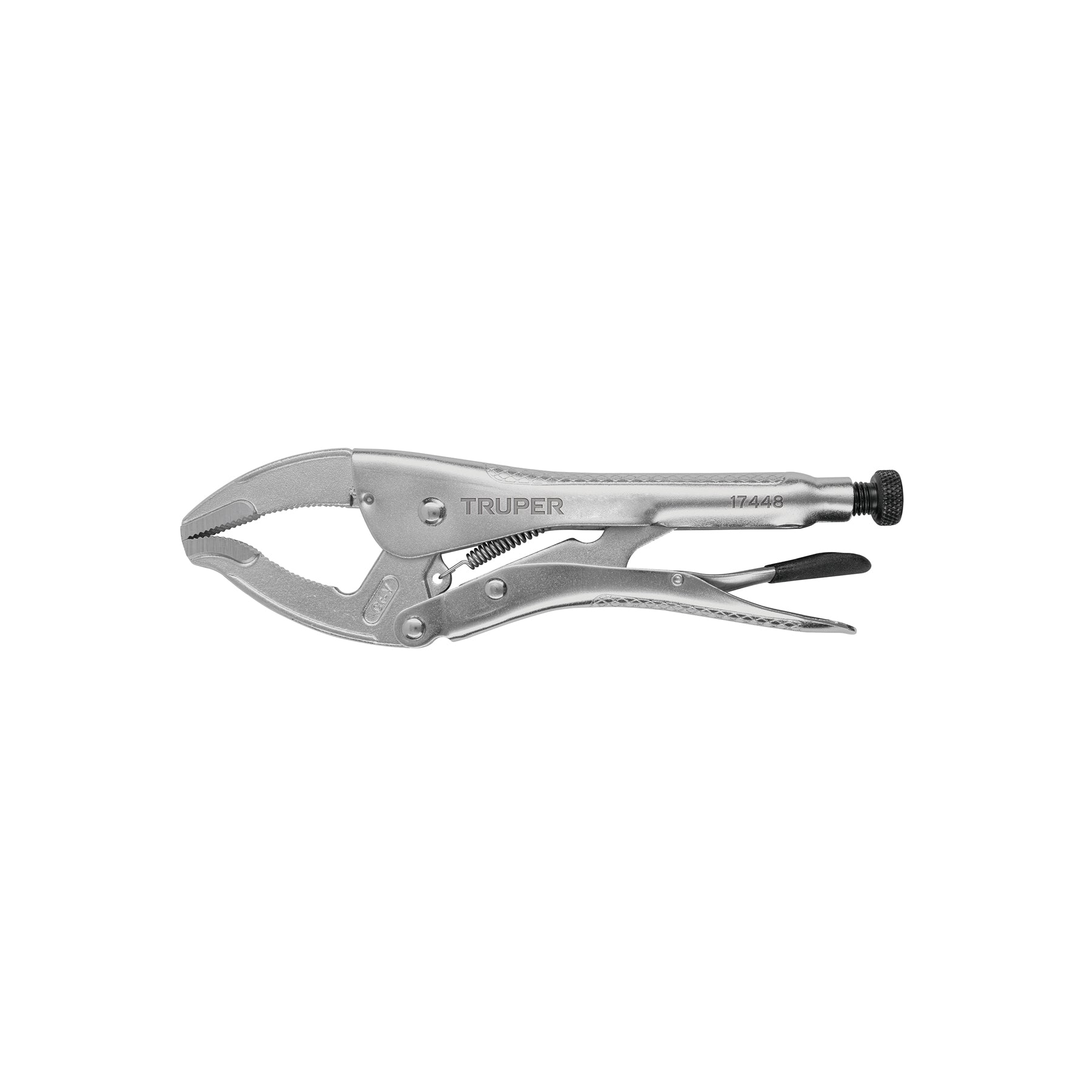 Pinza de presión 10" apertura amplia, TRUPER