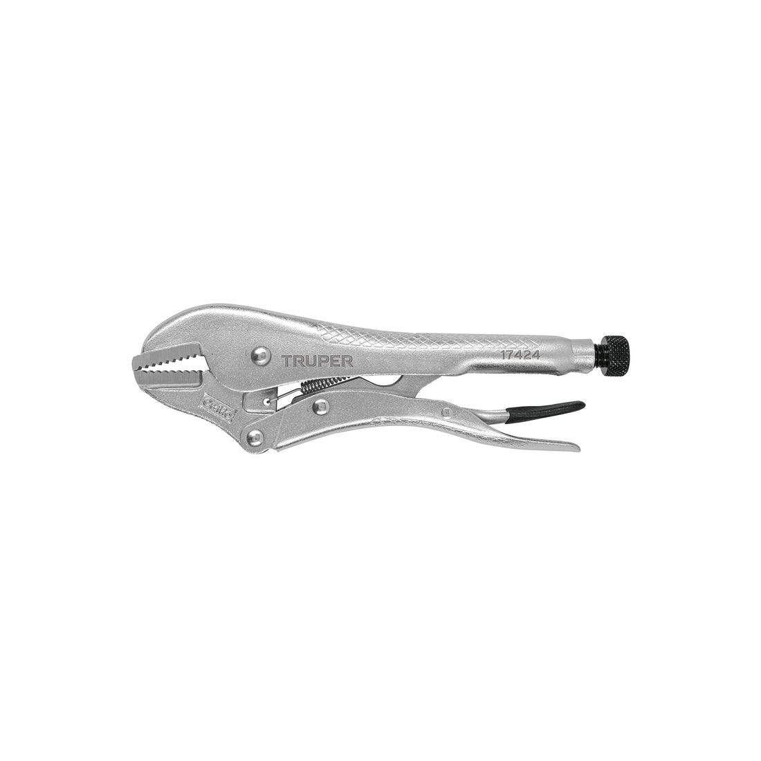 Pinza de presión 10" mordaza recta, TRUPER