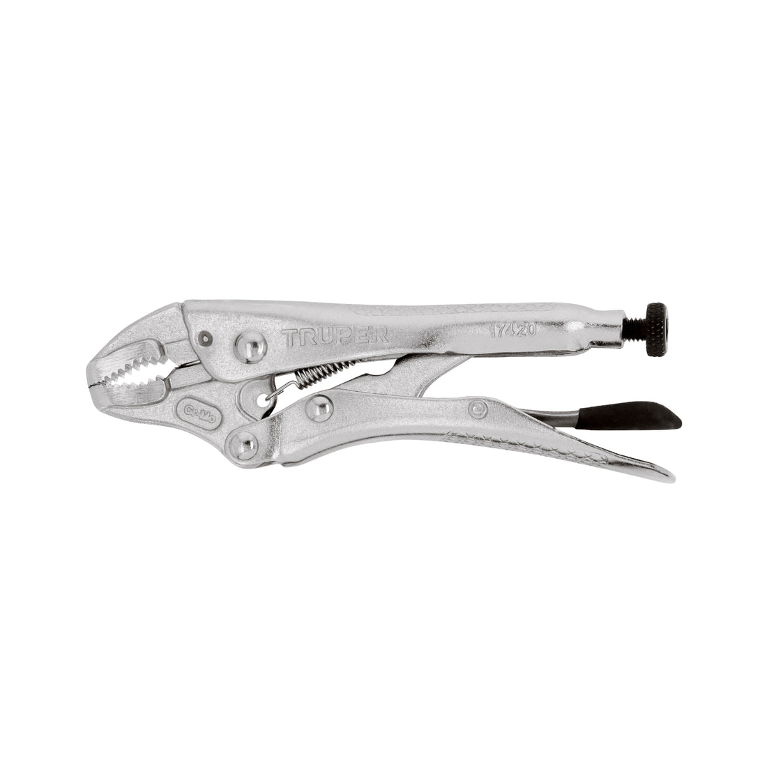 Pinza de presión 12" mordaza curva, TRUPER