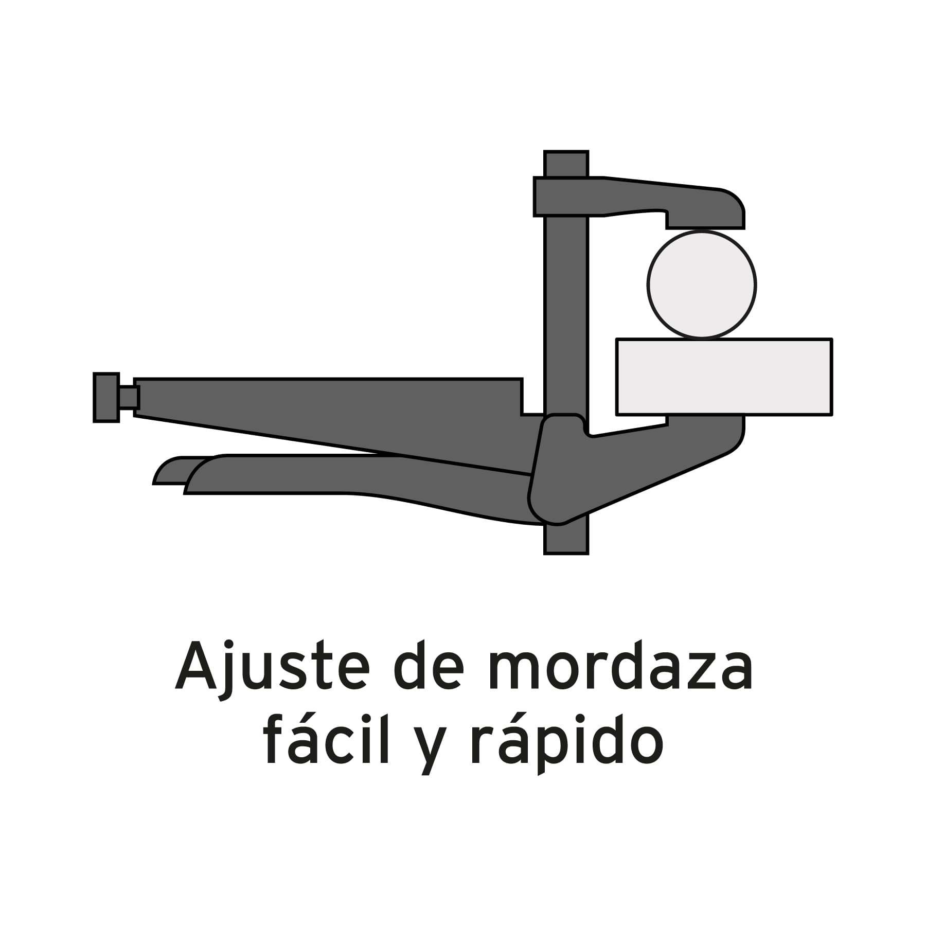 Pinzas de presión, tipo sargento, 4"