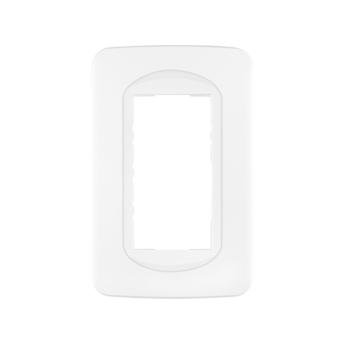 Placa de 1 ventana 3 módulos, línea Toledo, BASIC