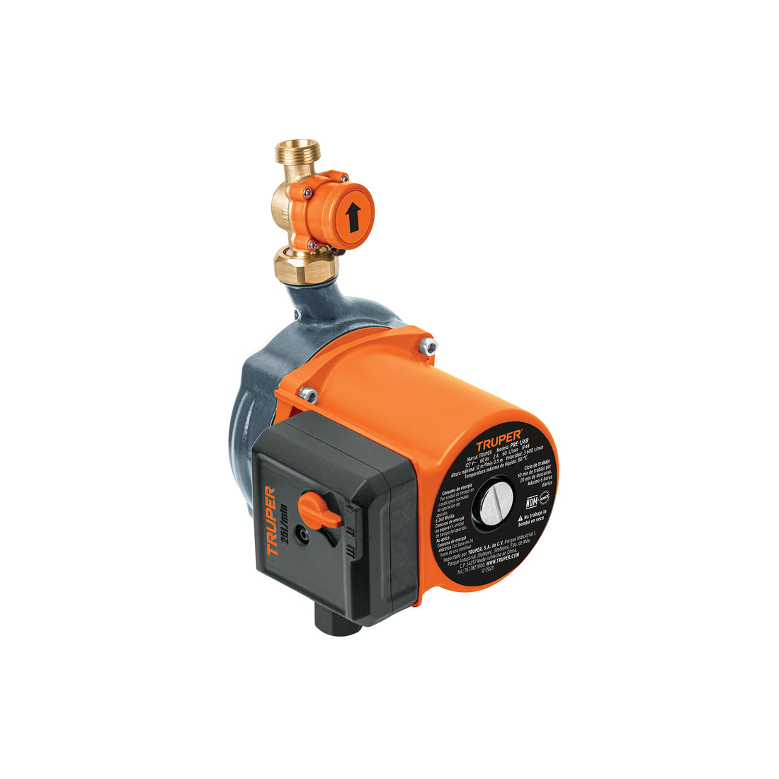 Bomba presurizadora 1/6 HP, con presión ajustable, TRUPER