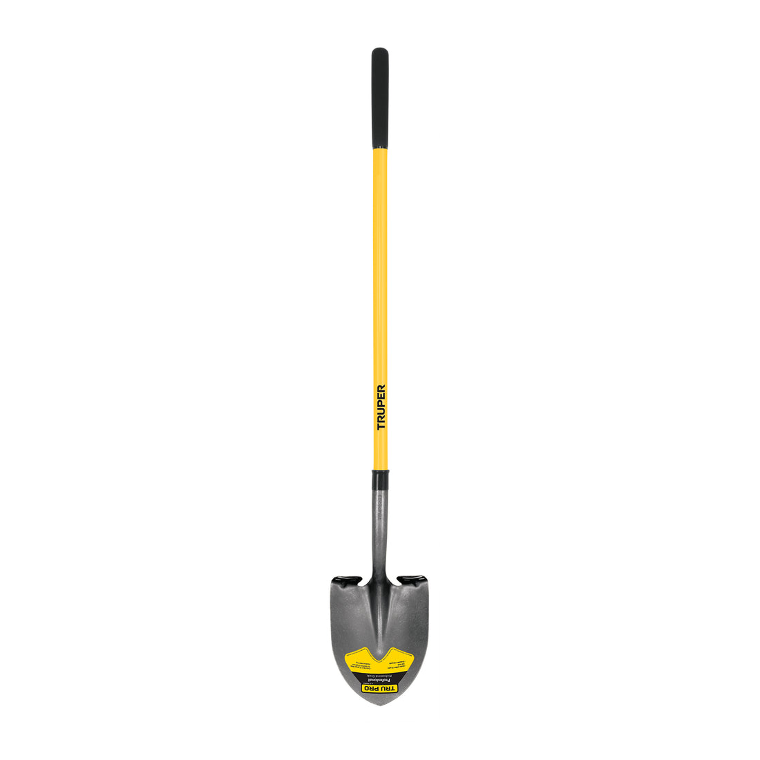 Pala redonda Tru Pro, mango largo de fibra de vidrio 48"