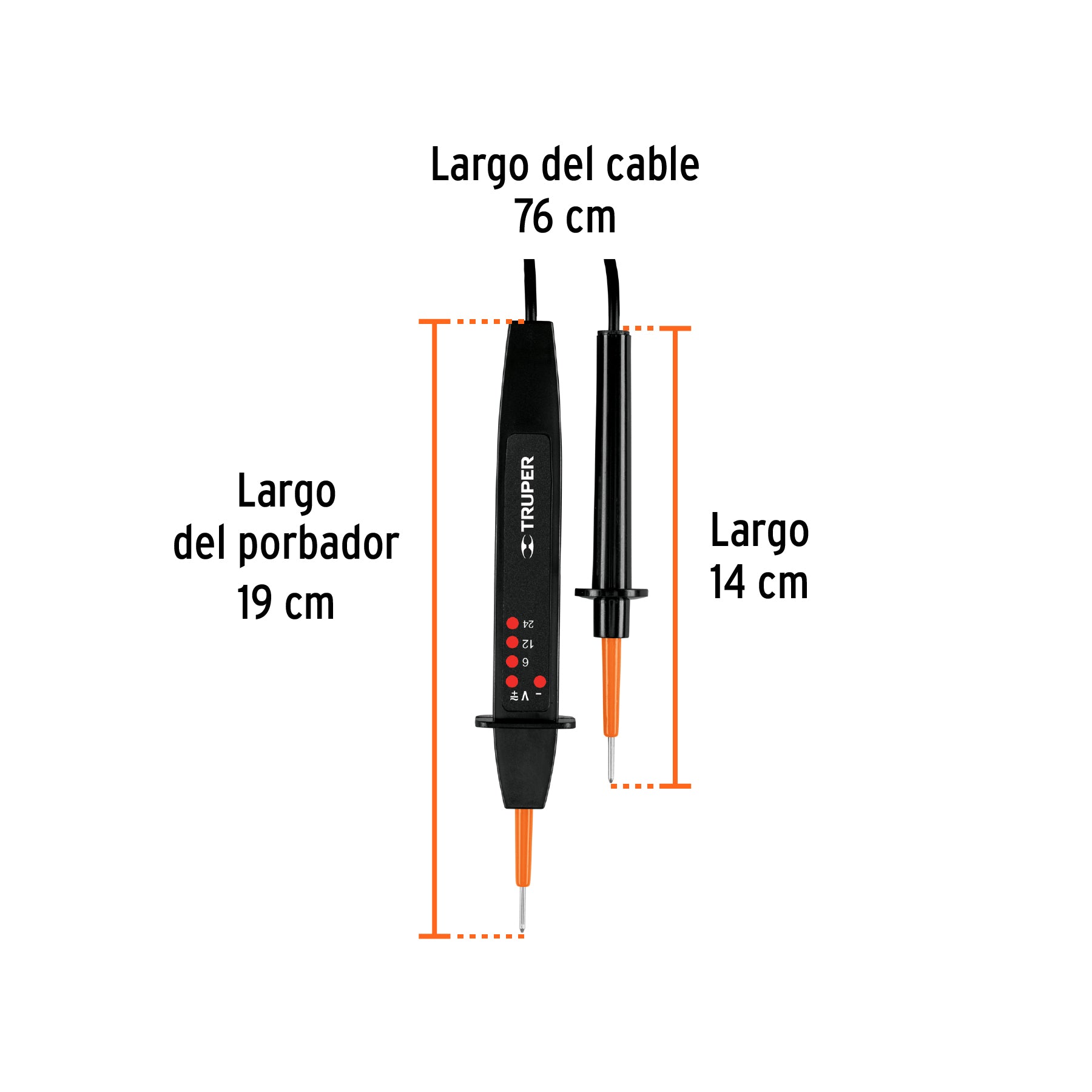 Probador de polaridad C.A. / C.C., TRUPER