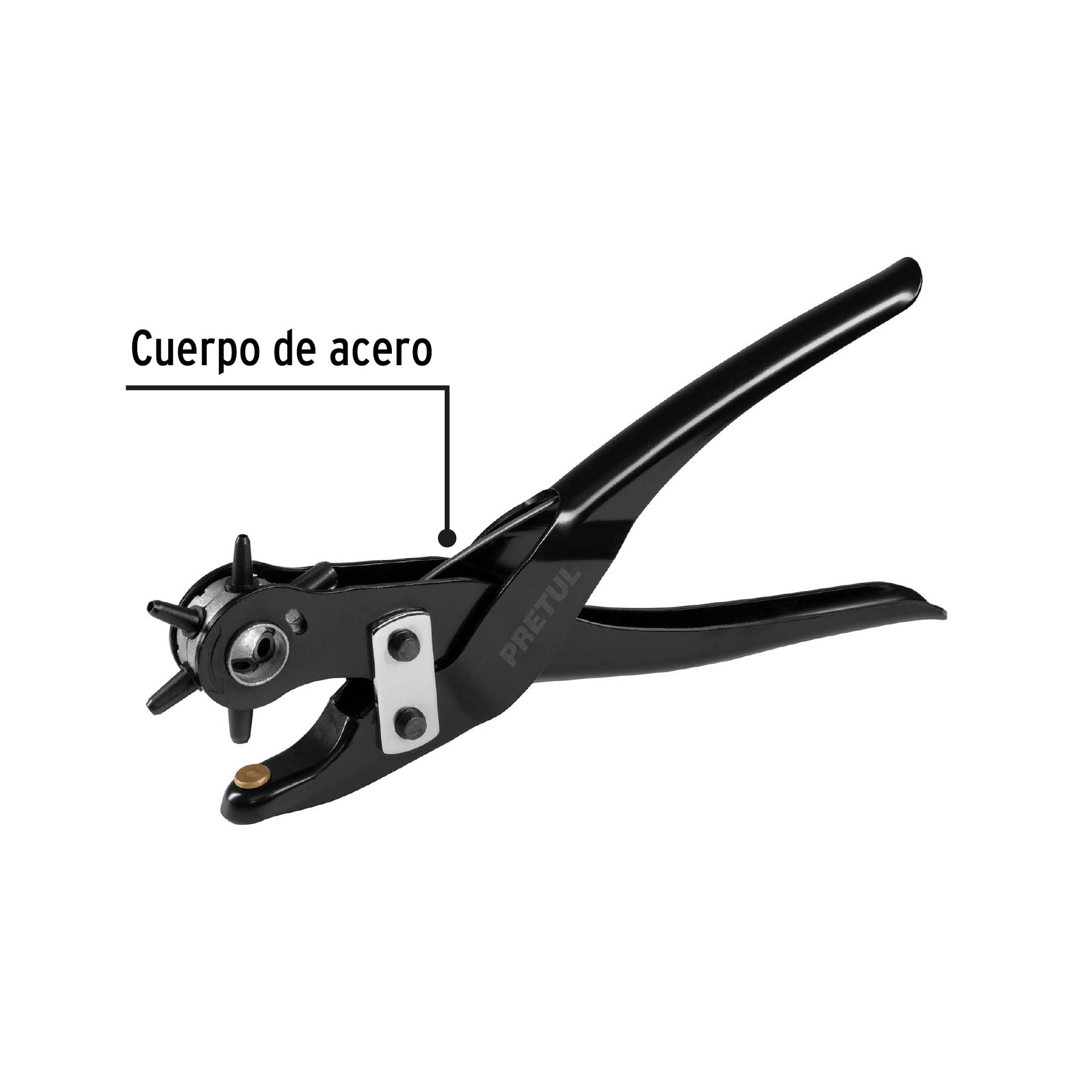 Pinza sacabocados 9", PRETUL