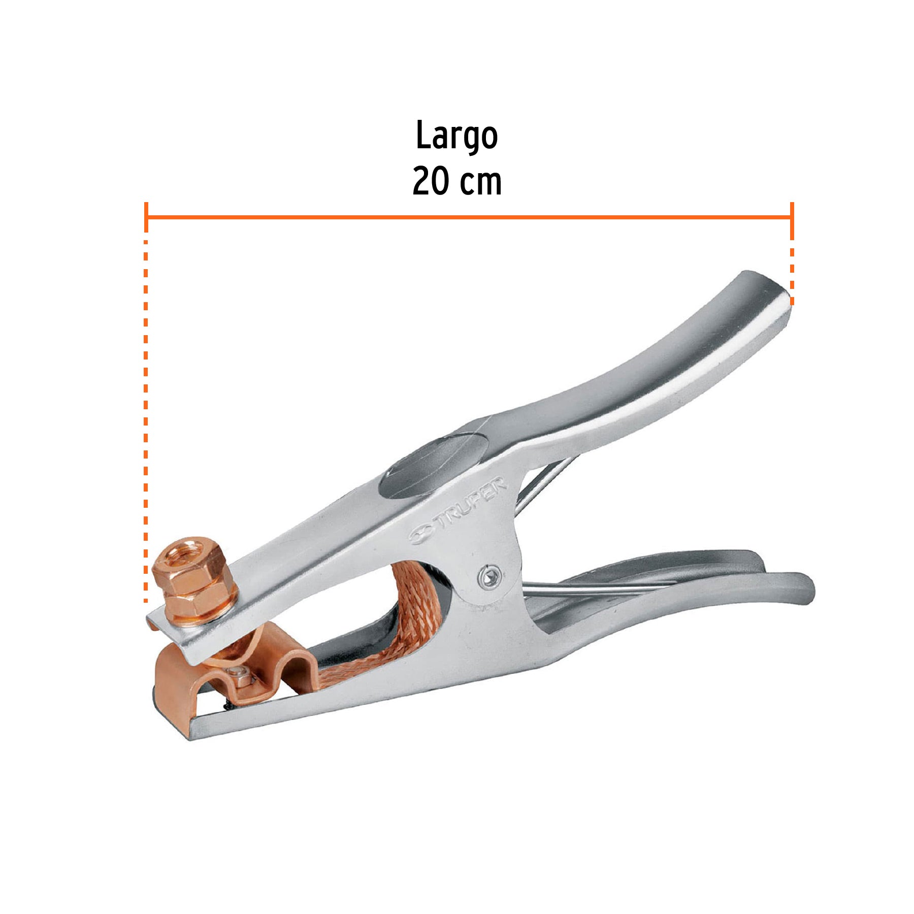 Pinza para tierra de 300 A, TRUPER