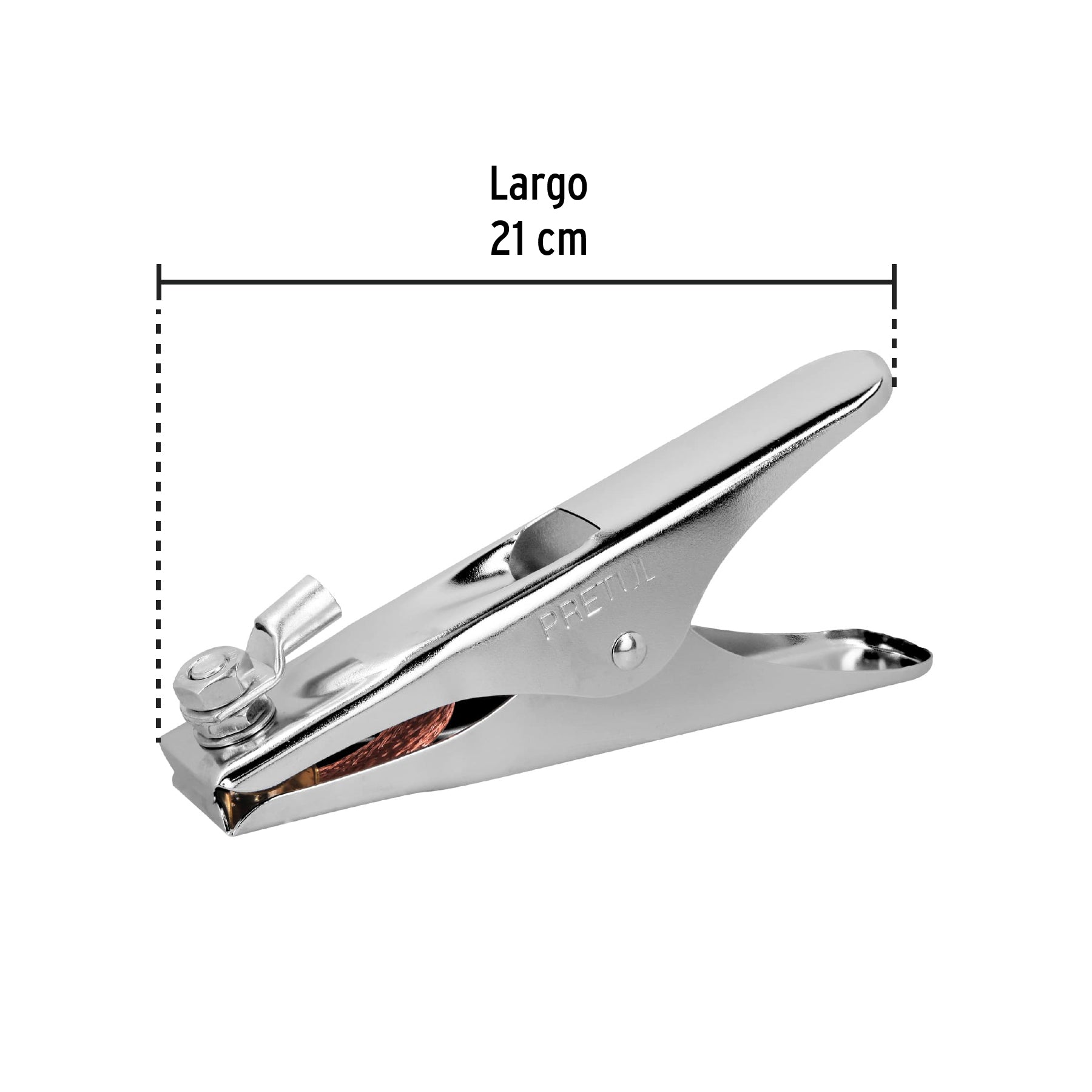 Pinza para tierra de 500 Amperes, PRETUL
