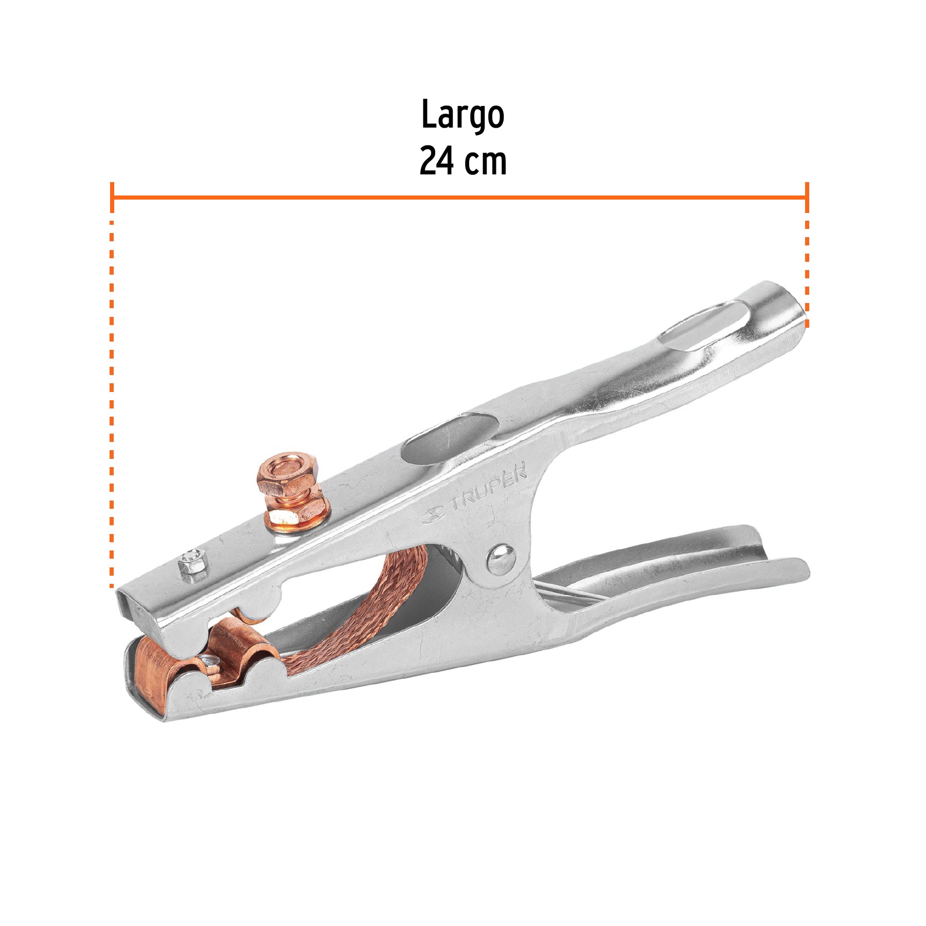 Pinza para tierra de 500 A, TRUPER