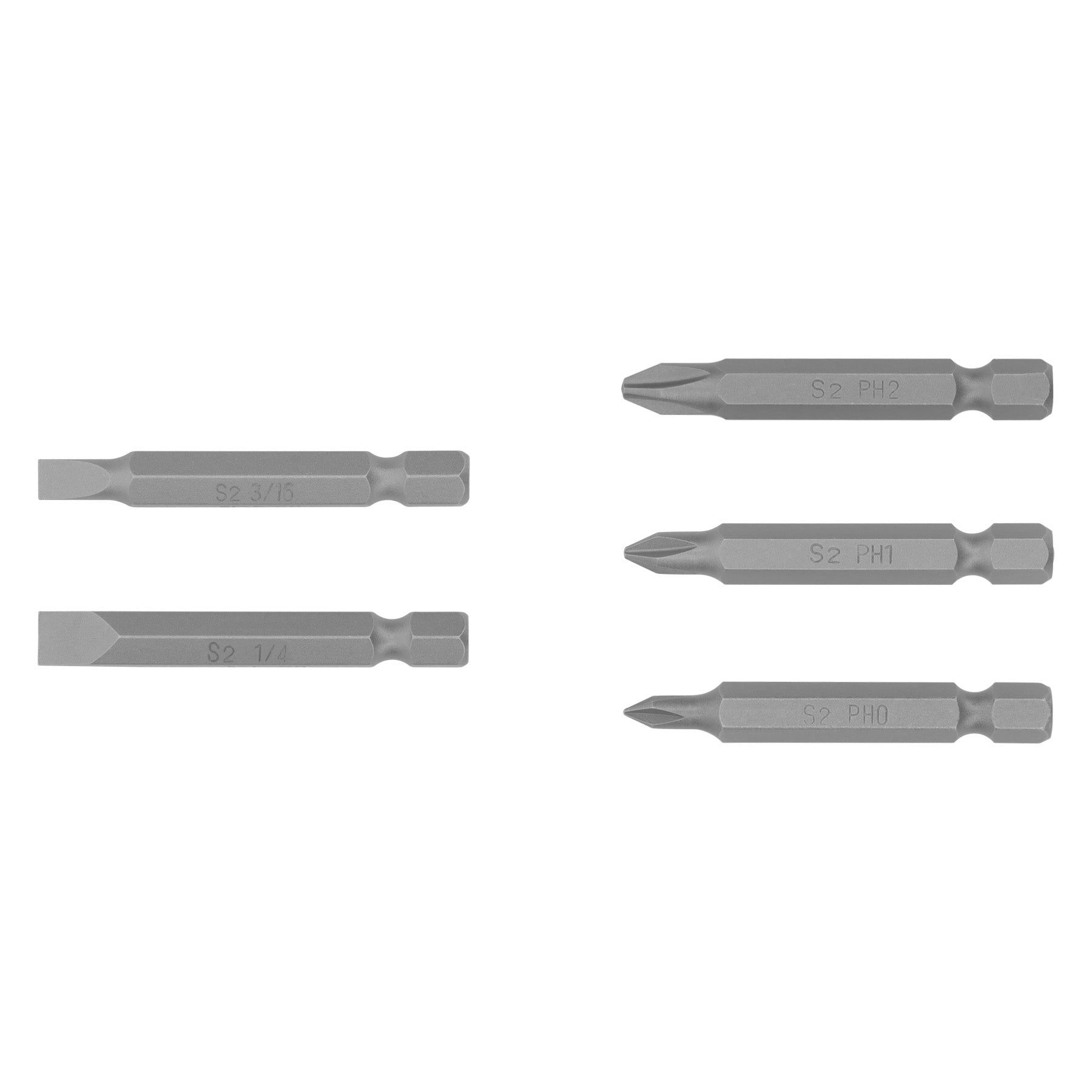 Estuche con 5 puntas de cruz y planas largo 2", EXPERT