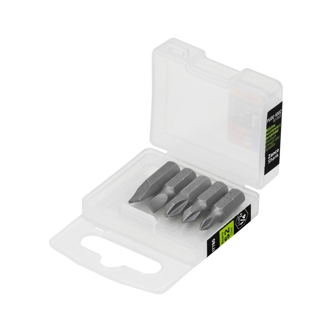Estuche con 5 puntas de cruz y planas largo 1", EXPERT