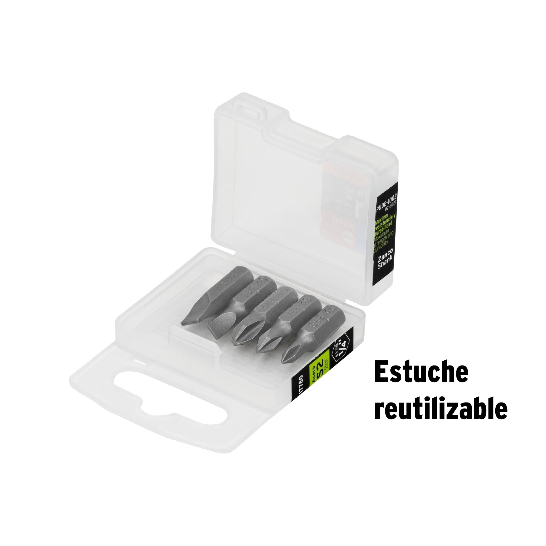 Estuche con 5 puntas de cruz y planas largo 1", EXPERT