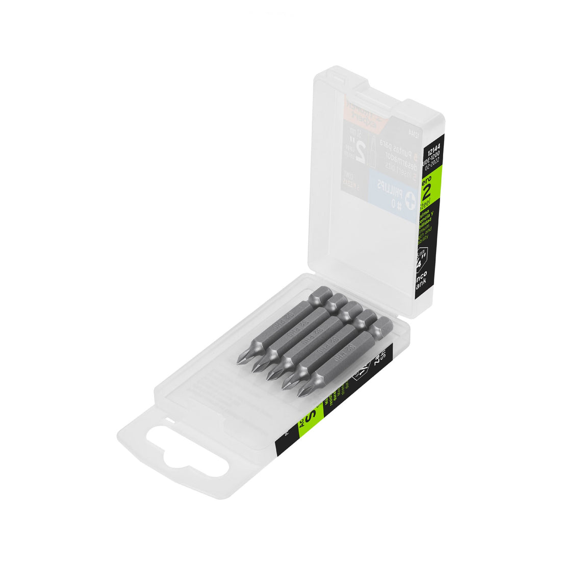 Estuche con 15 puntas de cruz PH1 largo 2", TRUPER EXPERT