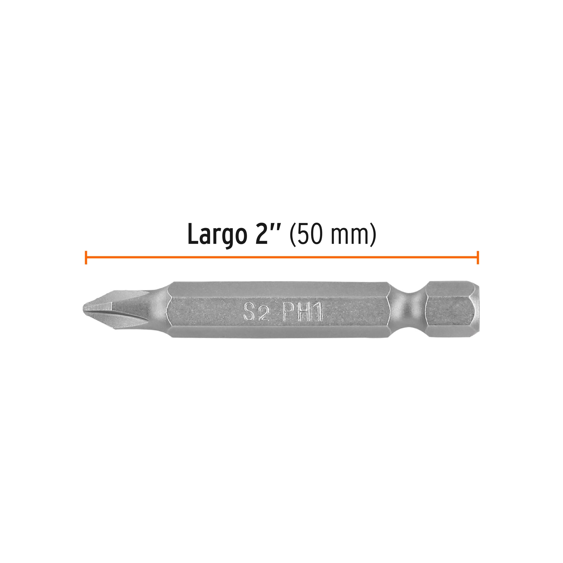 Estuche con 15 puntas de cruz PH1 largo 2", TRUPER EXPERT