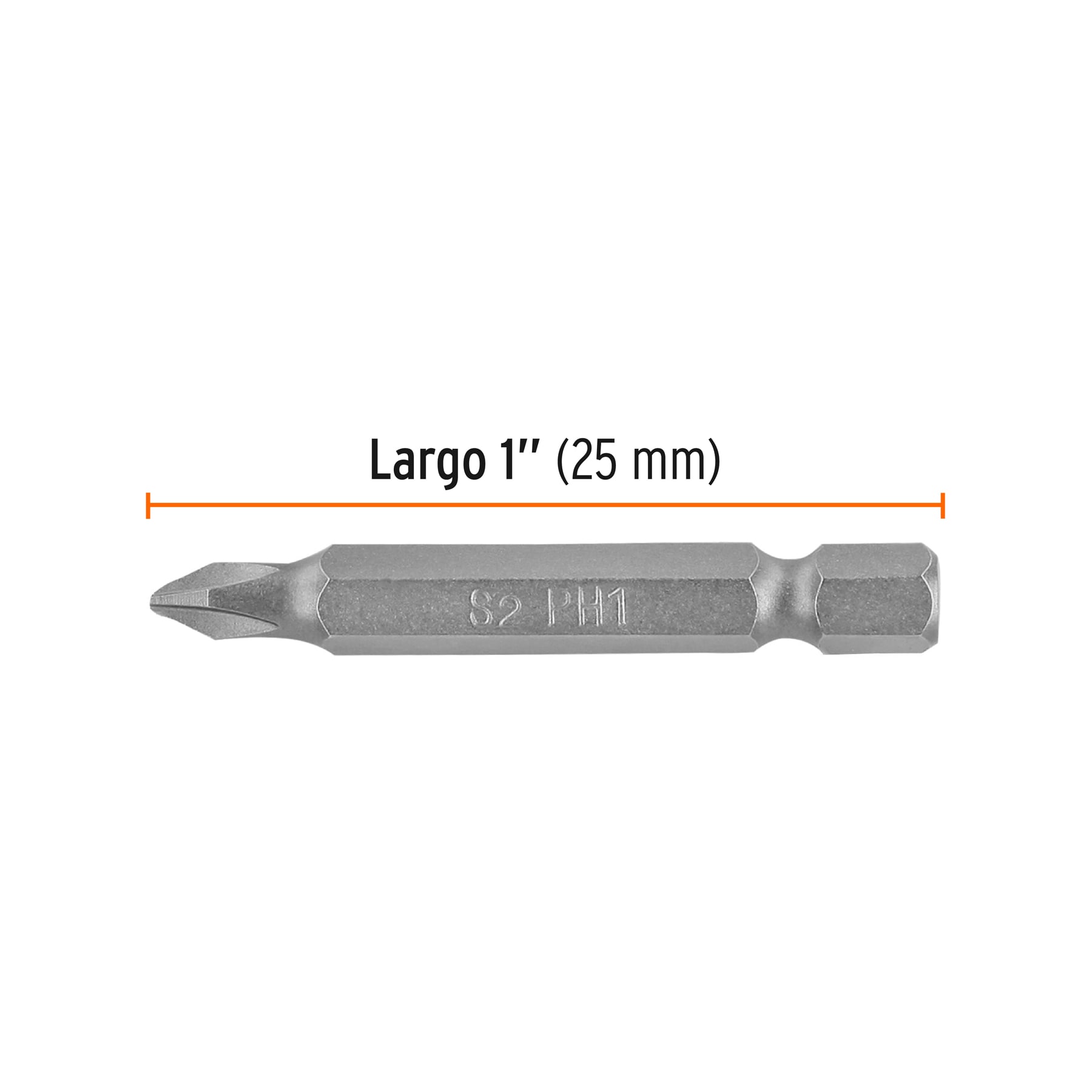 Estuche con 5 puntas de cruz PH1 largo 2", TRUPER EXPERT