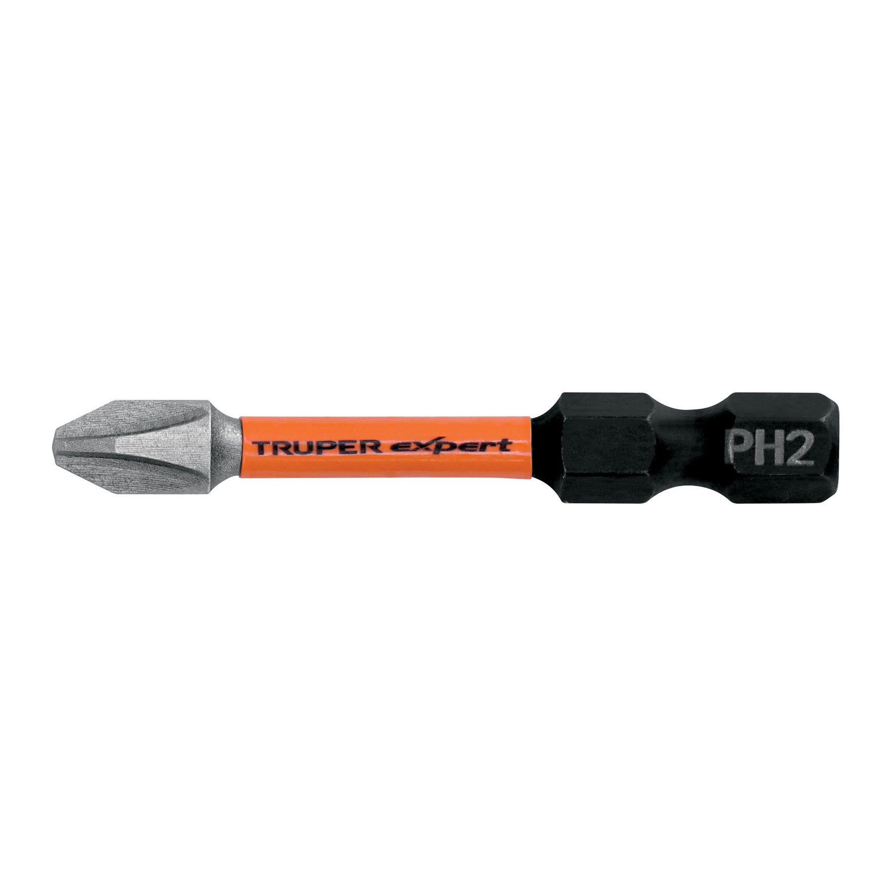Estuche con 15 puntas de cruz PH2 de impacto largo 2"