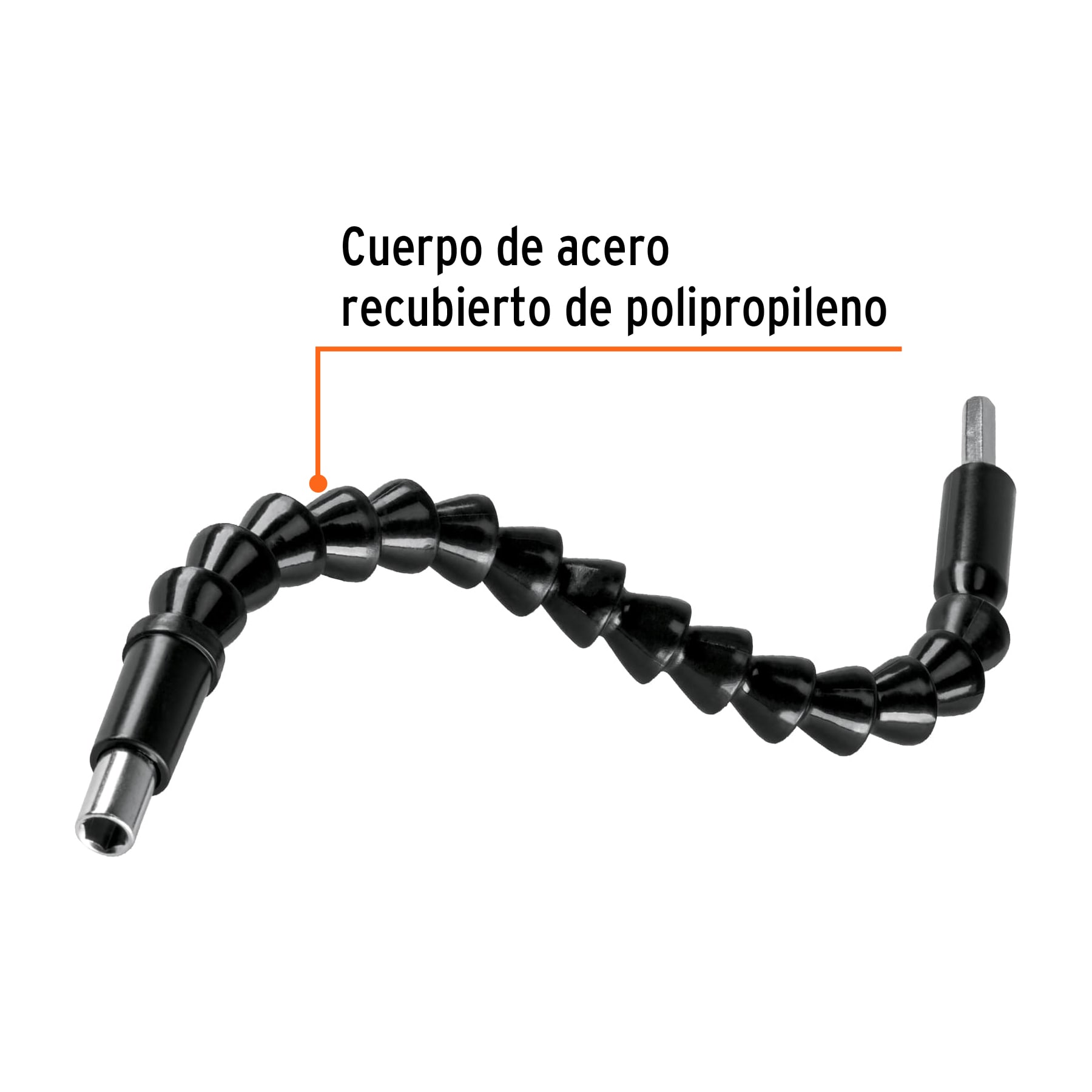 Extensión 12" flexible, para atornillar, PRETUL