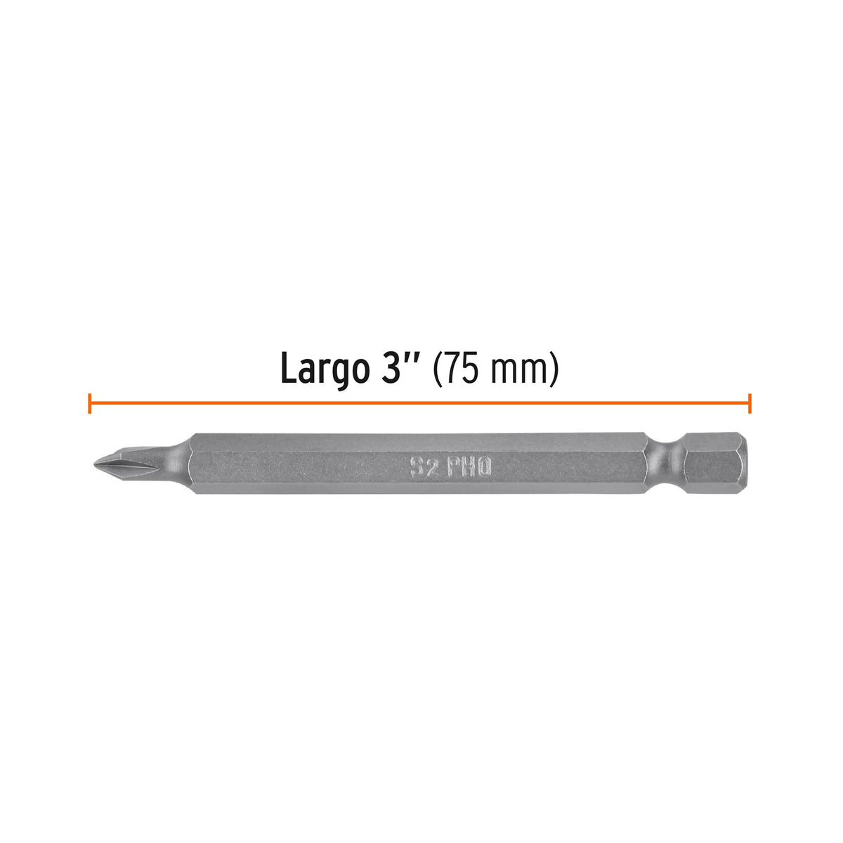 Estuche con 5 puntas de cruz PH0 largo 3", TRUPER EXPERT