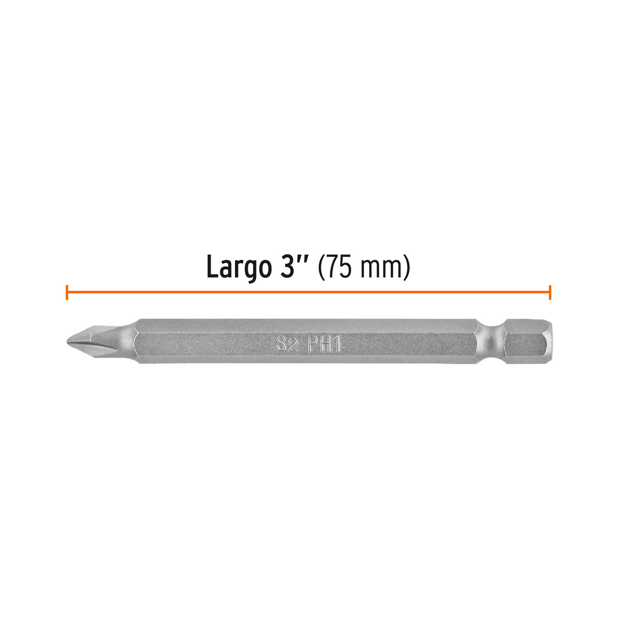Estuche con 5 puntas de cruz PH1 largo 3", TRUPER EXPERT