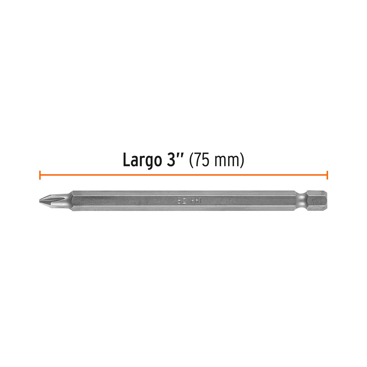 Estuche con 5 puntas de cruz PH1 largo 4", TRUPER EXPERT