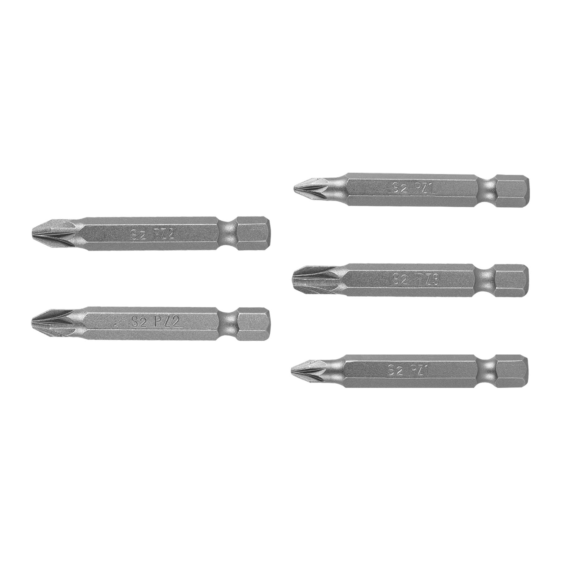 Estuche con 5 puntas pozidriv combinadas largo 2", EXPERT