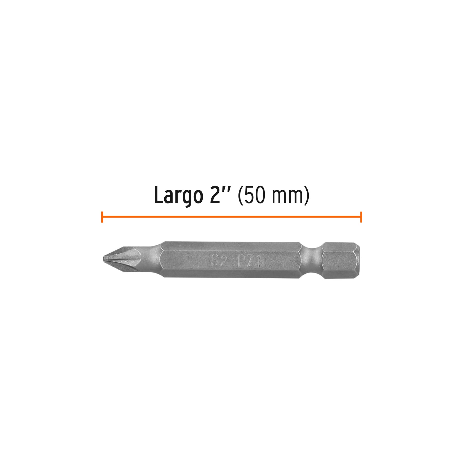 Estuche con 5 puntas pozidriv PZ1 largo 2", TRUPER EXPERT