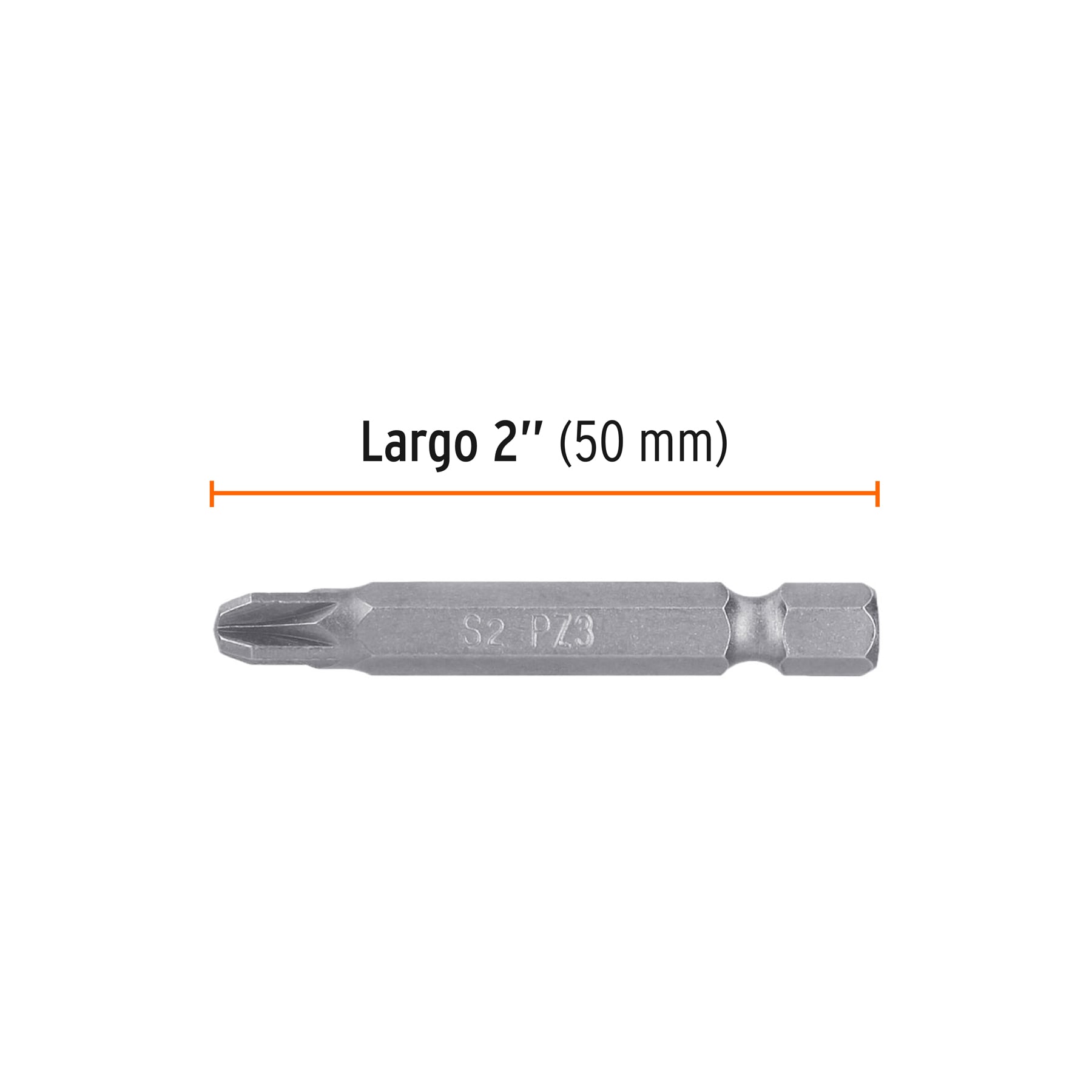 Estuche con 5 puntas pozidriv PZ3 largo 2", TRUPER EXPERT