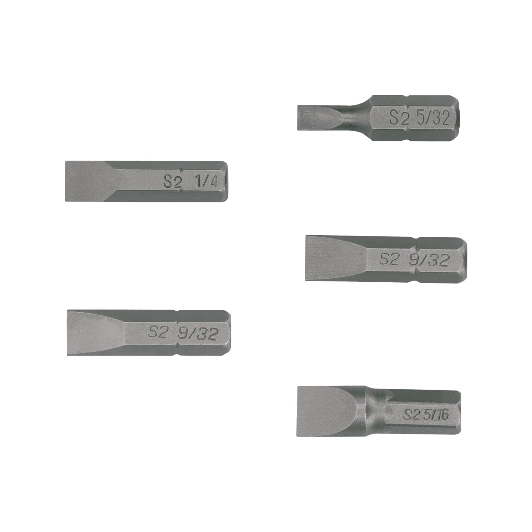 Juego de 5 puntas planas combinadas largo 1", TRUPER EXPERT