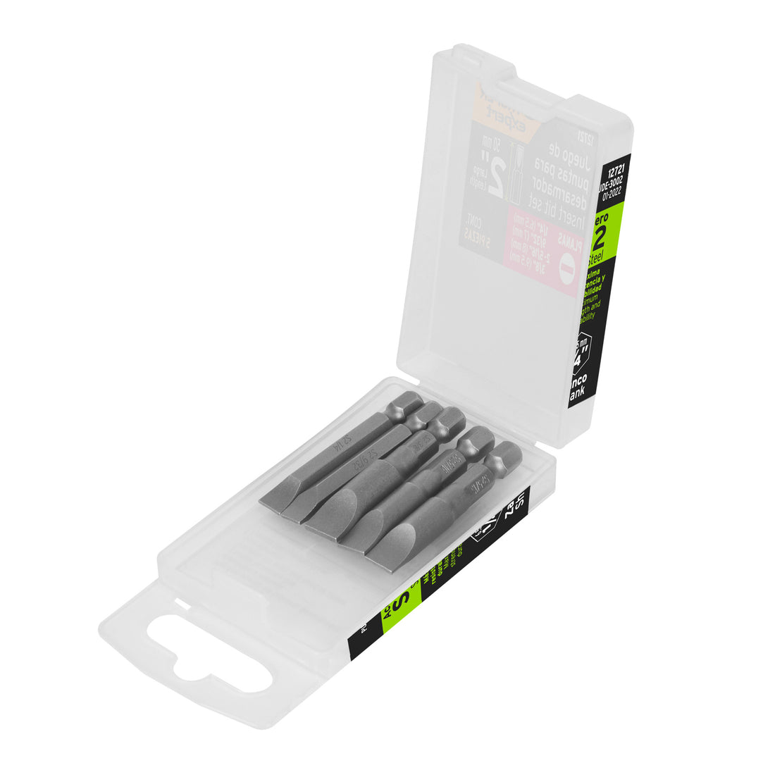 Juego de 5 puntas planas combinadas largo 2", TRUPER EXPERT