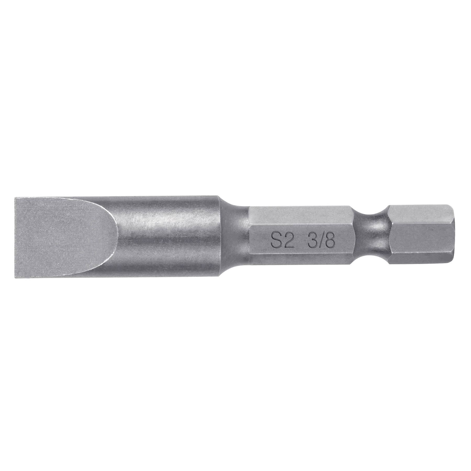 Estuche con 5 puntas planas de 3/8" largo 2", TRUPER EXPERT