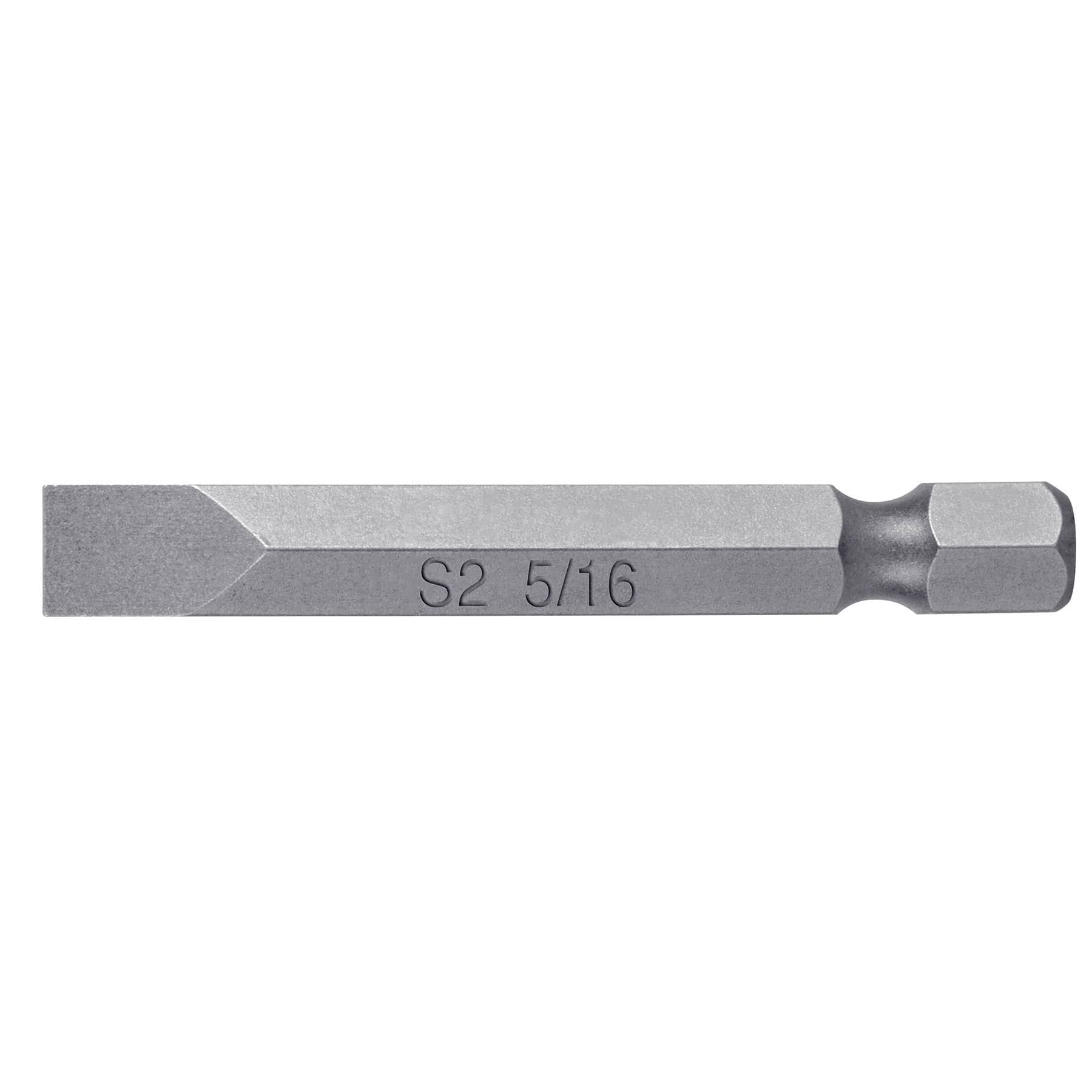 Estuche con 5 puntas planas de 5/16" largo 2", TRUPER EXPERT