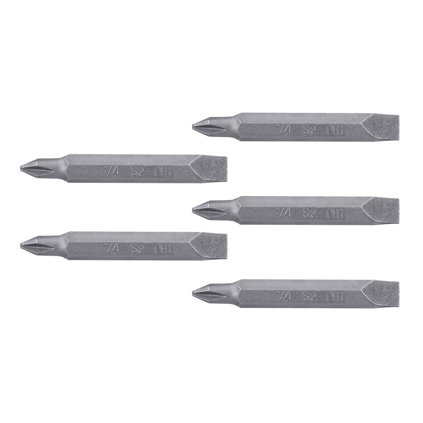 Estuche con 5 puntas dobles PH1 y 1/4" largo 2", EXPERT