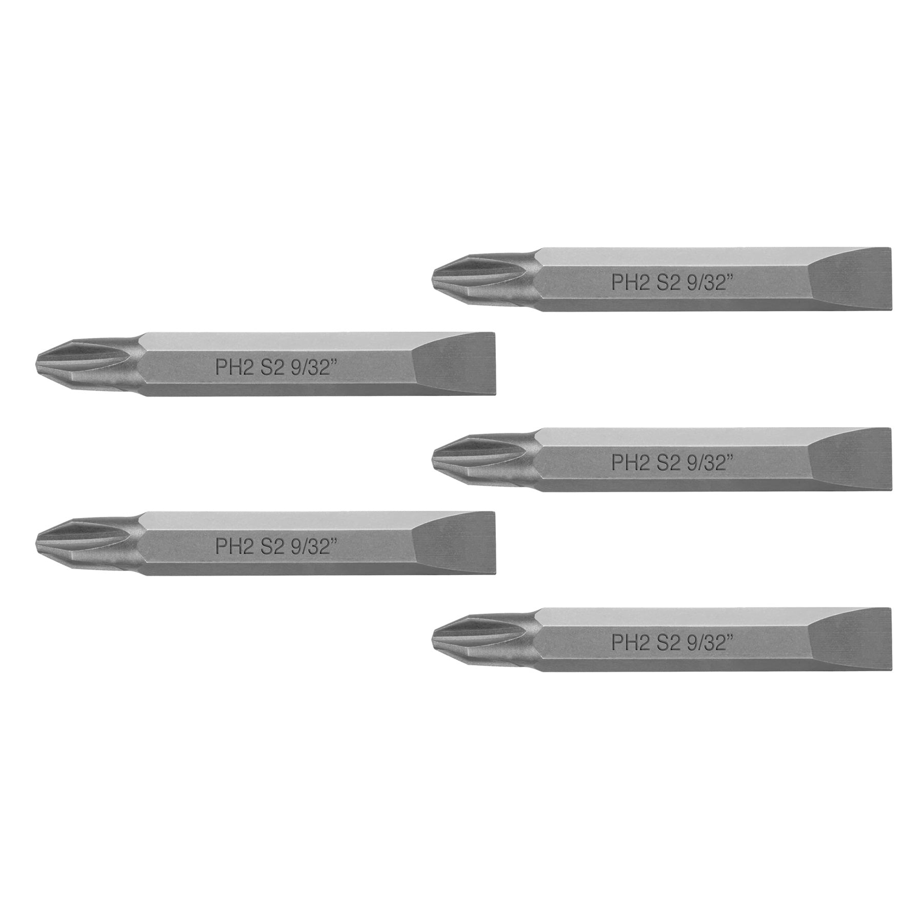 Estuche con 5 puntas dobles PH2 y 9/32" largo 2", EXPERT