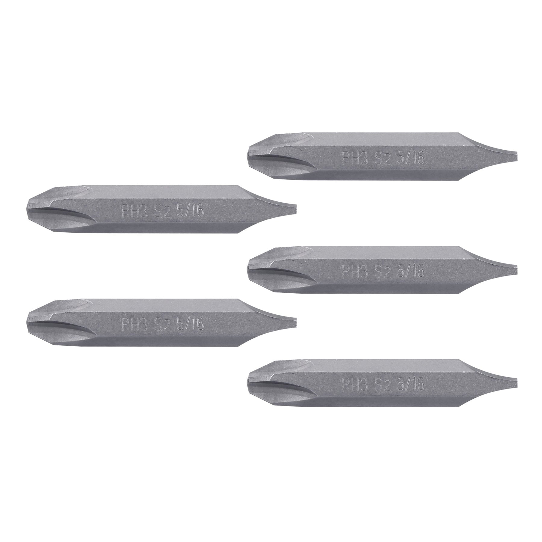 Estuche con 5 puntas dobles PH3 y 5/16" largo 2", EXPERT