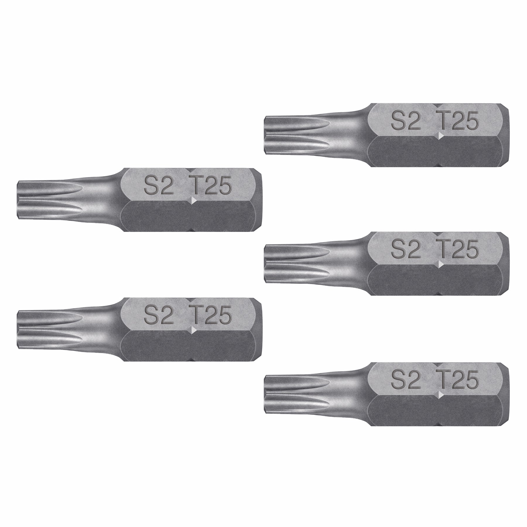 Estuche con 5 puntas torx T25 largo 1", TRUPER EXPERT