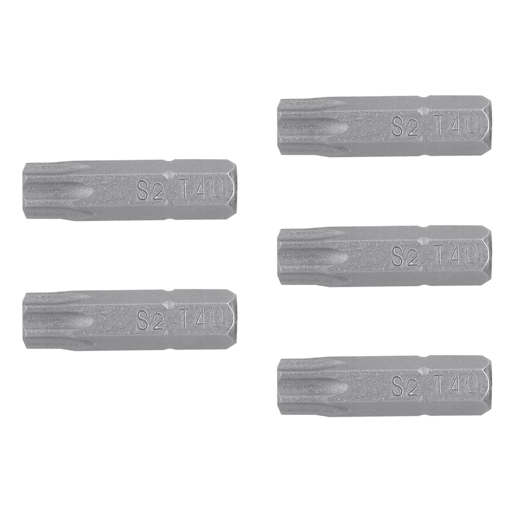 Estuche con 5 puntas torx T40 largo 1", TRUPER EXPERT