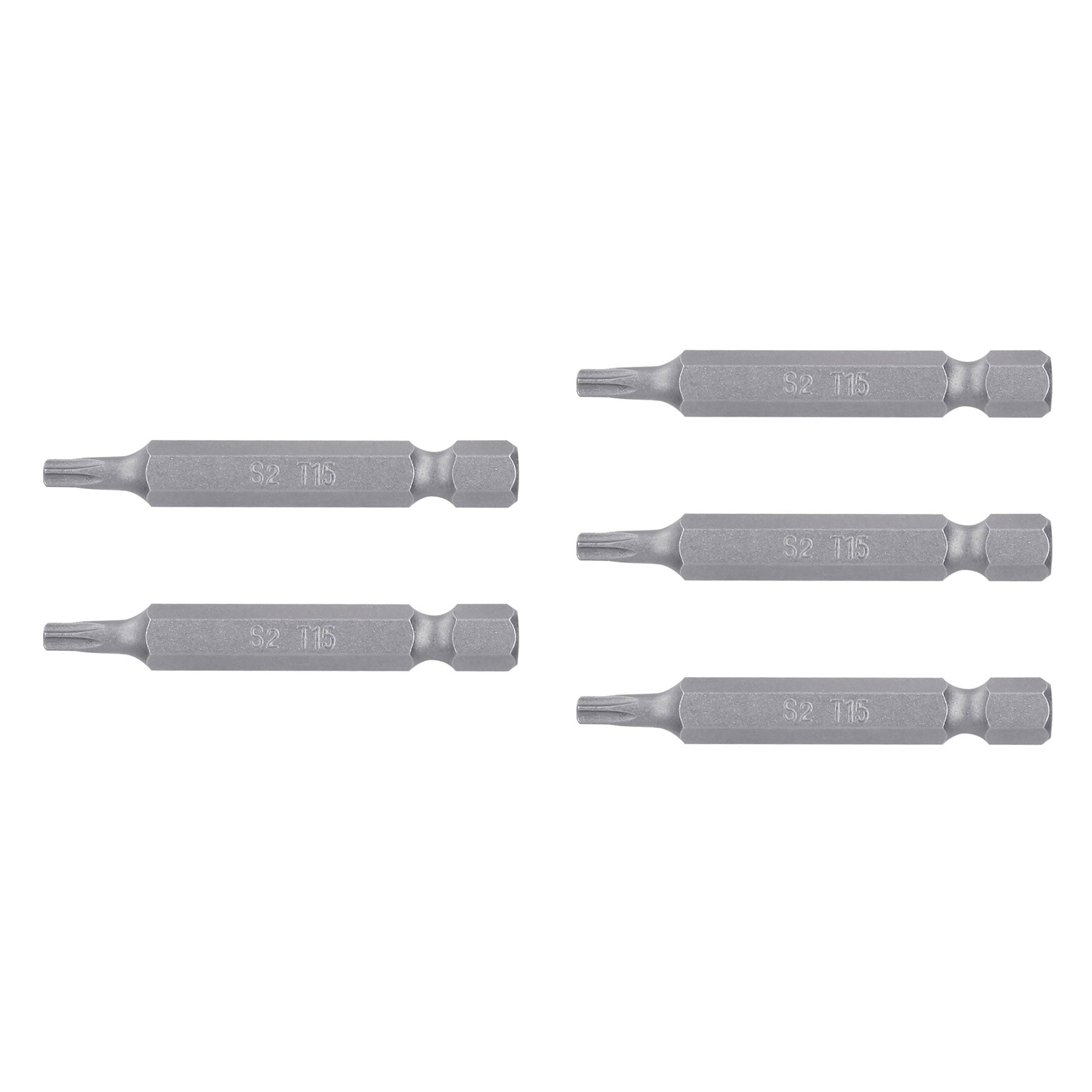 Estuche con 5 puntas torx T15 largo 2", TRUPER EXPERT