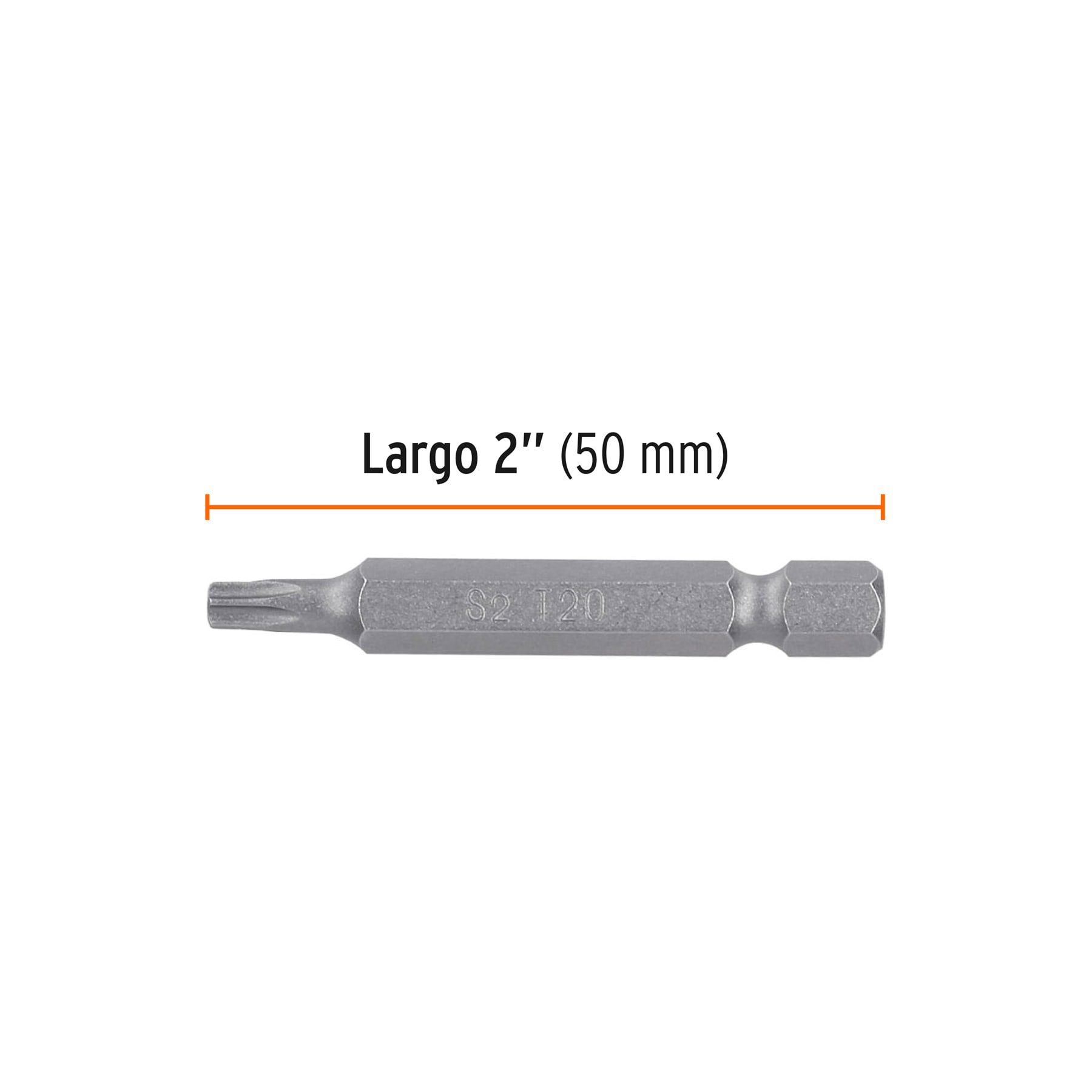Estuche con 5 puntas torx T20 largo 2", TRUPER EXPERT