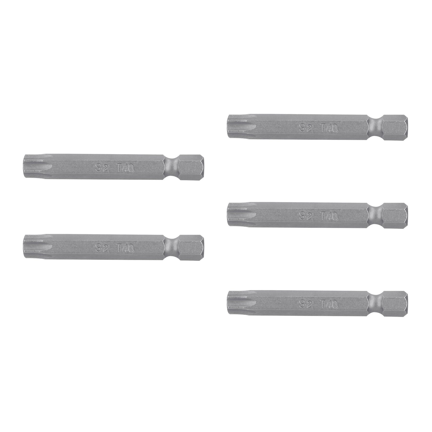 Estuche con 5 puntas torx T40 largo 2", TRUPER EXPERT