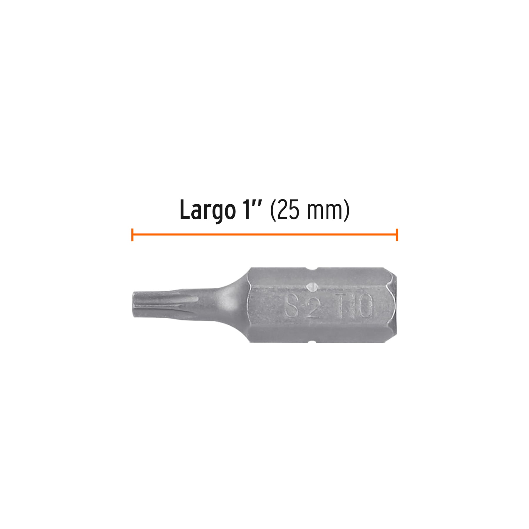 Estuche con 5 puntas torx T10 con seguro largo 1", EXPERT