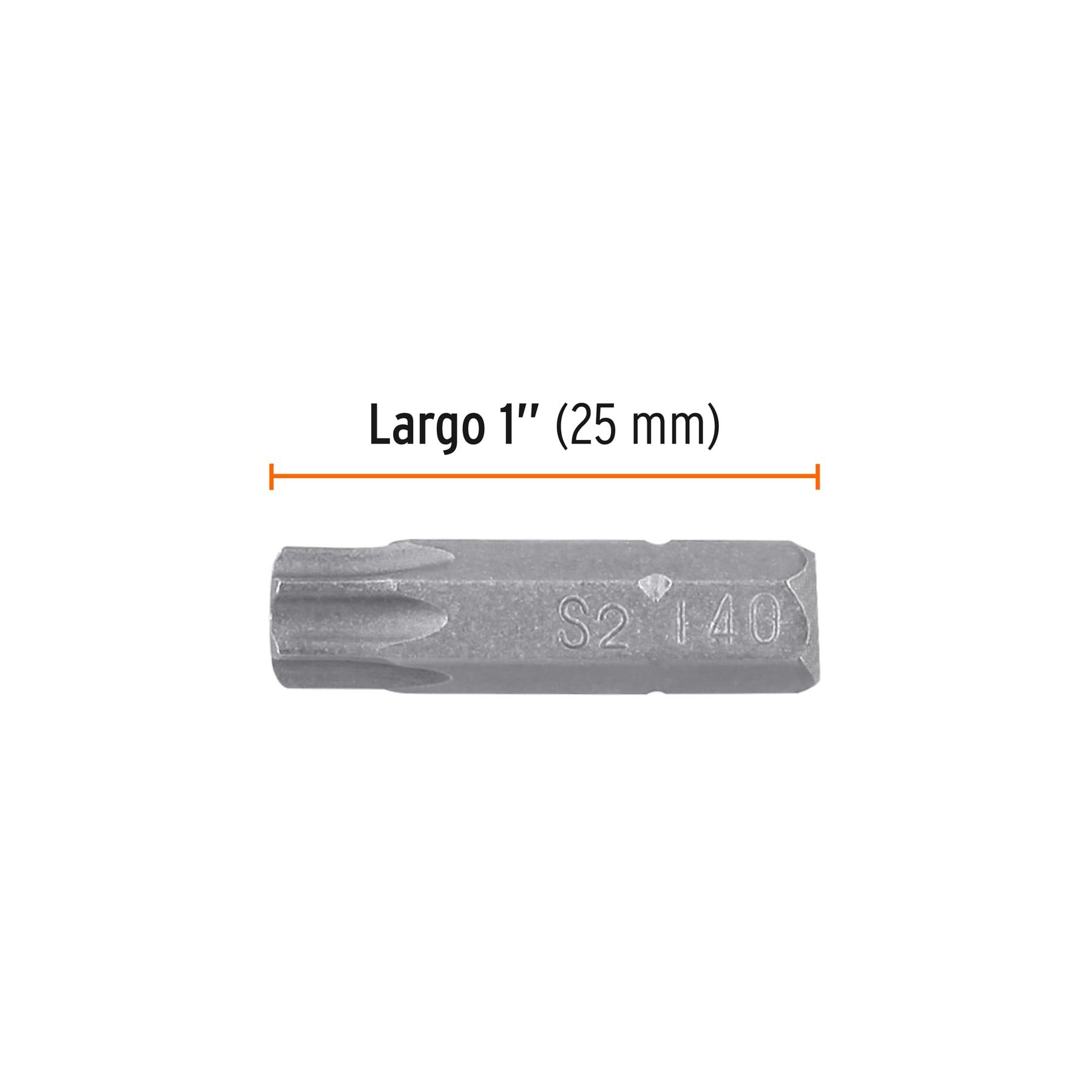 Estuche con 5 puntas torx T40 con seguro largo 1", EXPERT