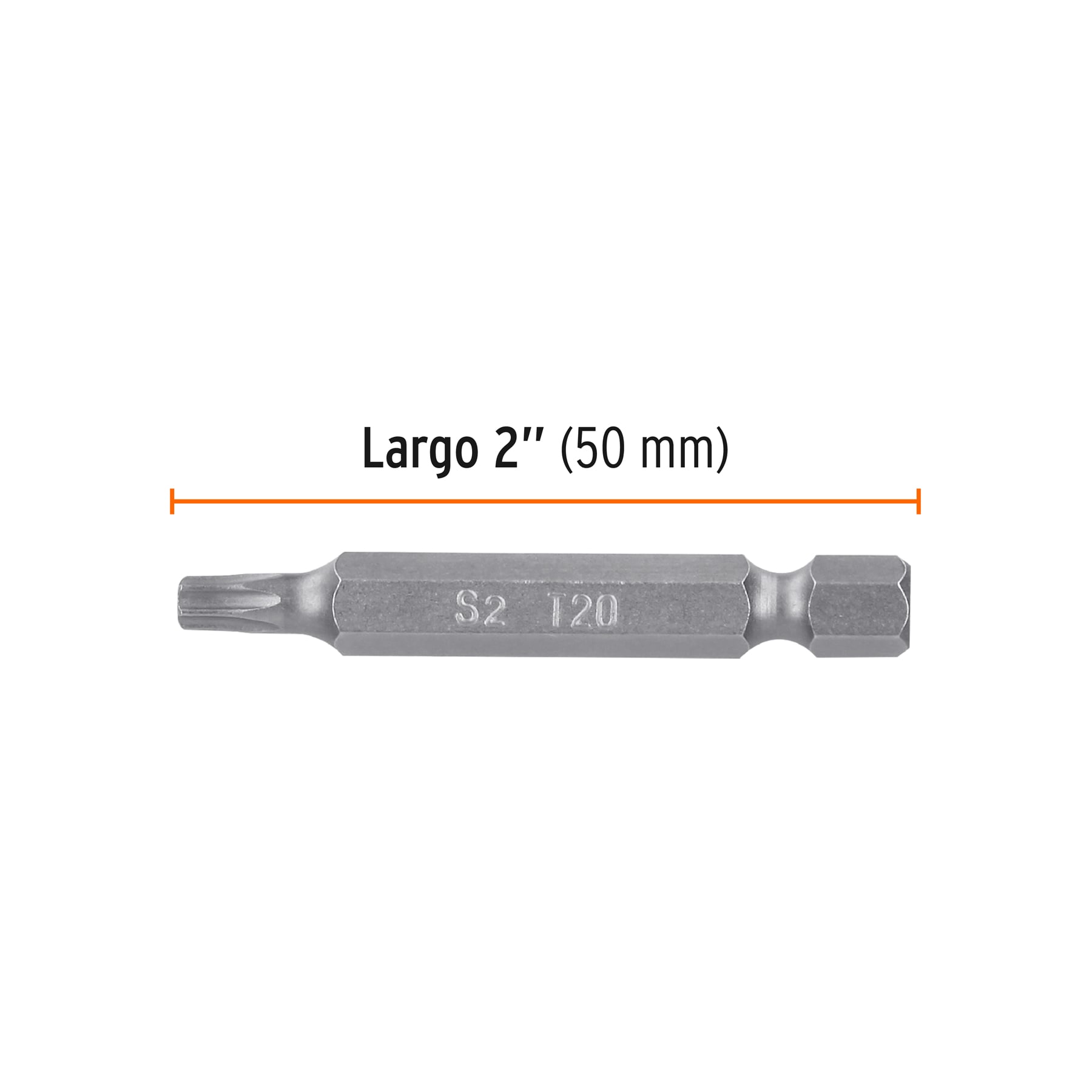 Estuche con 5 puntas torx T20 con seguro largo 2", EXPERT