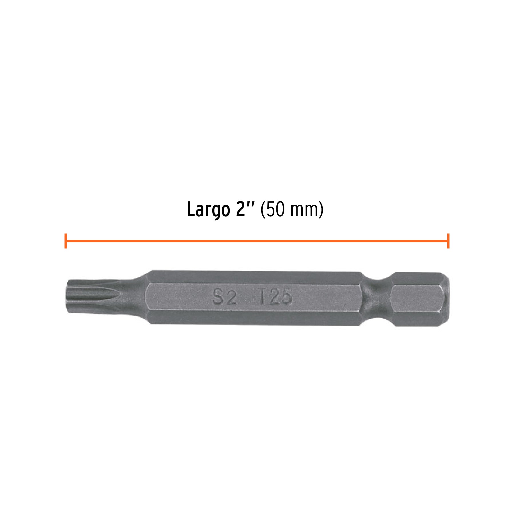 Estuche con 5 puntas torx T25 con seguro largo 2", EXPERT