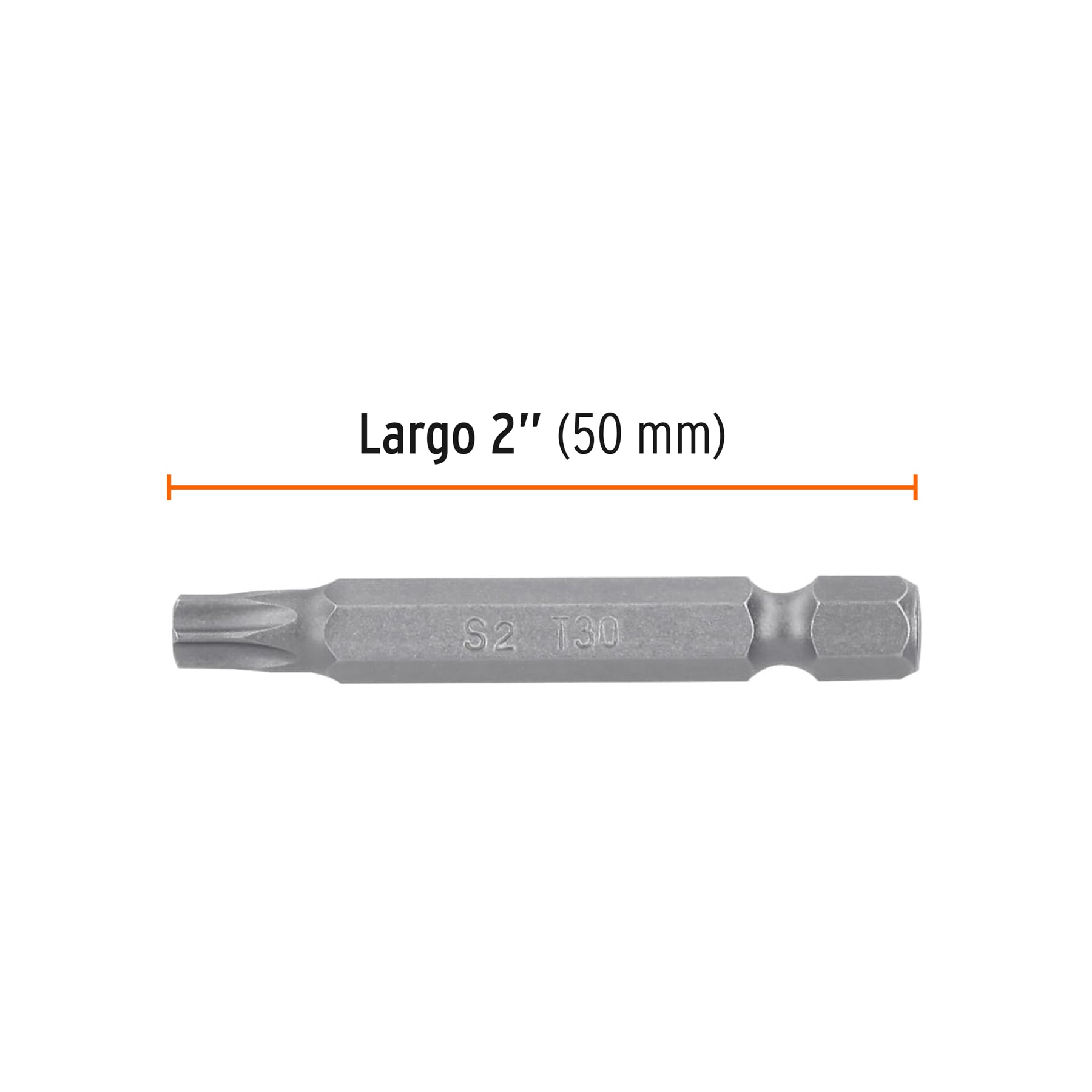 Estuche con 5 puntas torx T30 con seguro largo 2", EXPERT