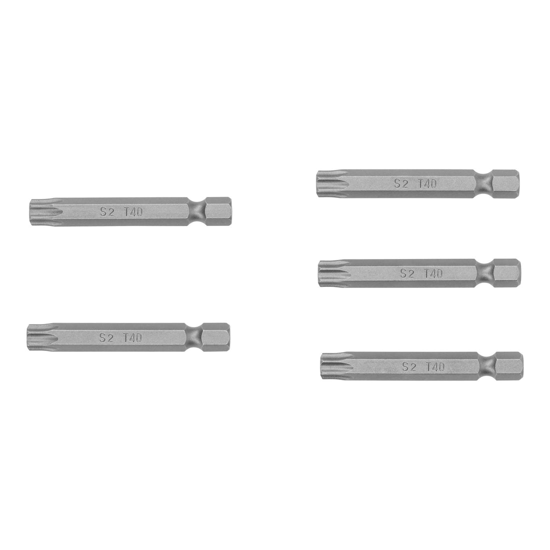 Estuche con 5 puntas torx T40 con seguro largo 2", EXPERT